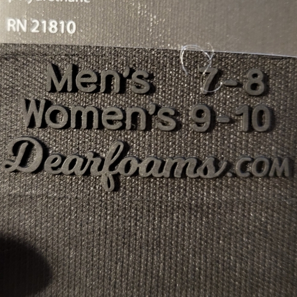 NWT Dearfoams Cozy Comfort Unisex Women's 9-10 Men's 7-8 Memory Foam Sli… - Picture 14 of 15